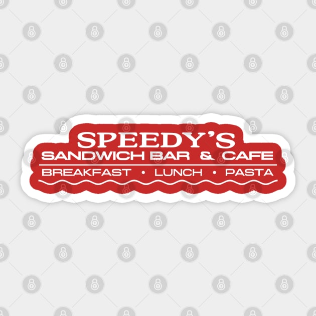 Speedy's Sandwich Bar on Baker Street Sticker by jadbean